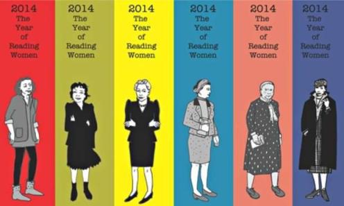 Joanna Walsh's "year of reading women" bookmarks.