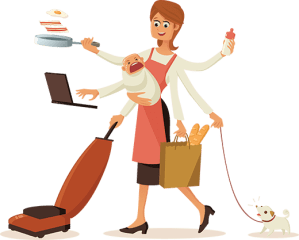 This is legitmately an accurate picture. Minus the Dog.